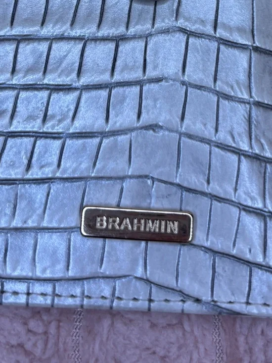 Brahmin Carrie Crossbody in Moonrise with Matching Credit Card Wallet - Picture 11 of 14